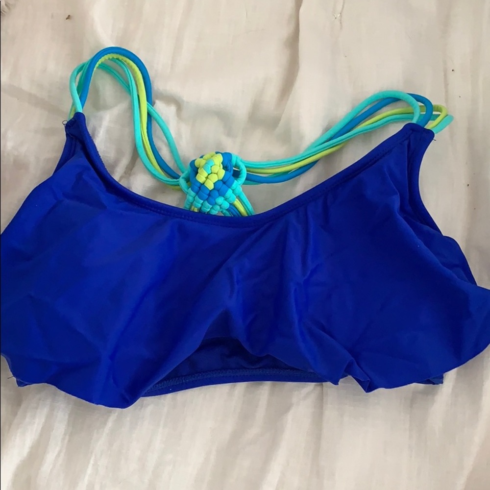 Royal blue bikini top